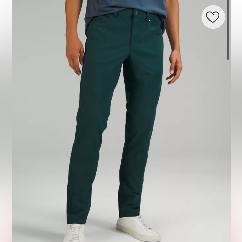 Men’s ABC pants slim fit 32x32 teal